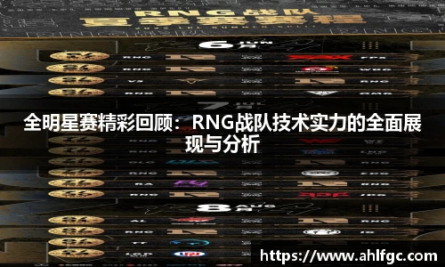 全明星赛精彩回顾：RNG战队技术实力的全面展现与分析